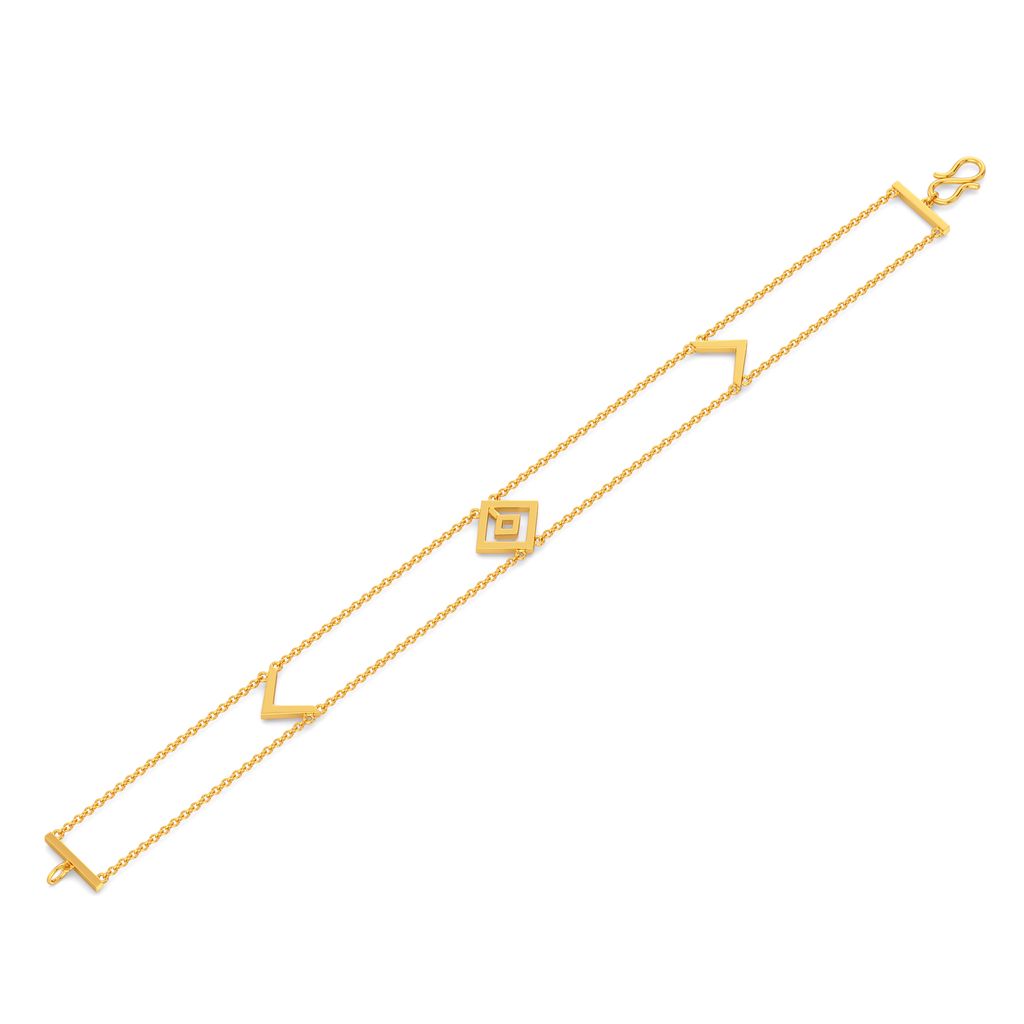 Quantum Control Gold Bracelets