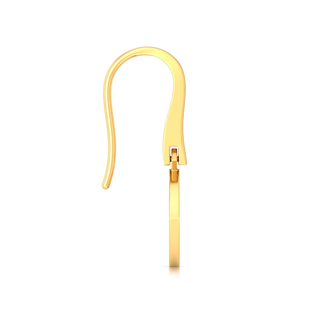 Quantum Control Gold Earrings