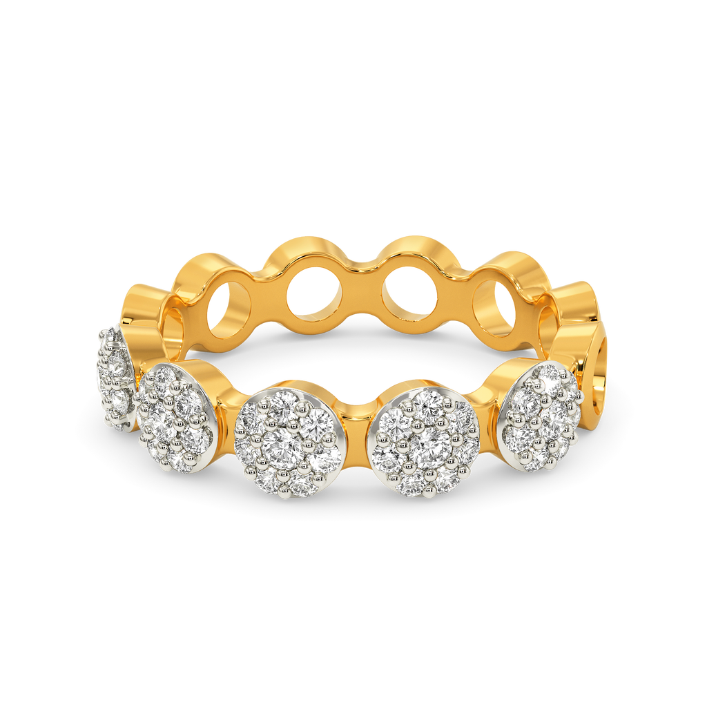 Minimal Buzz Diamond Rings alternate view 2