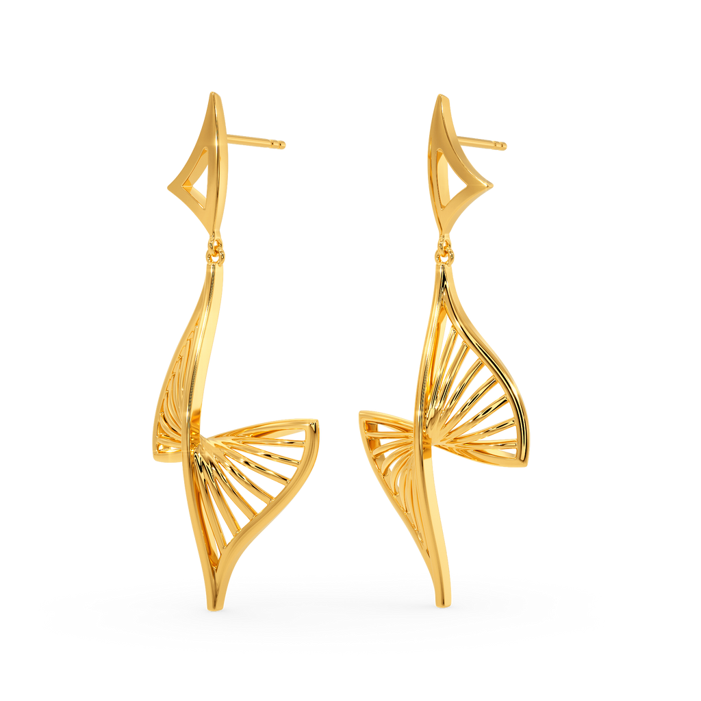 Art N Motion Gold Earrings