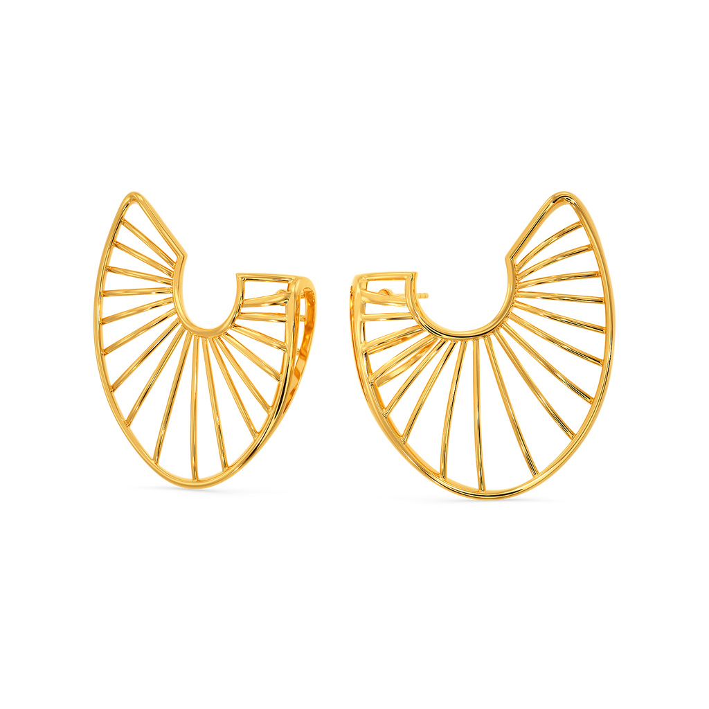 Cat Walk Gold Earrings