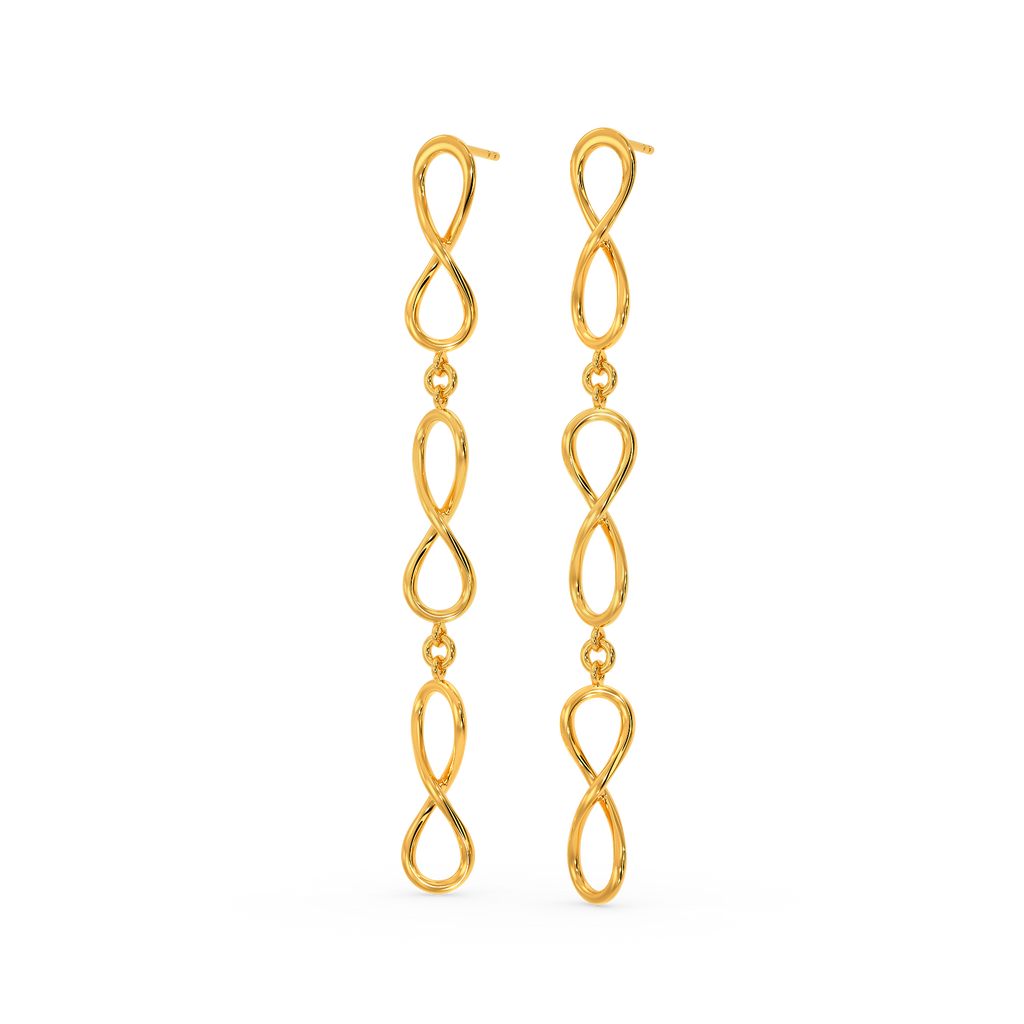 Make A Move Gold Earrings
