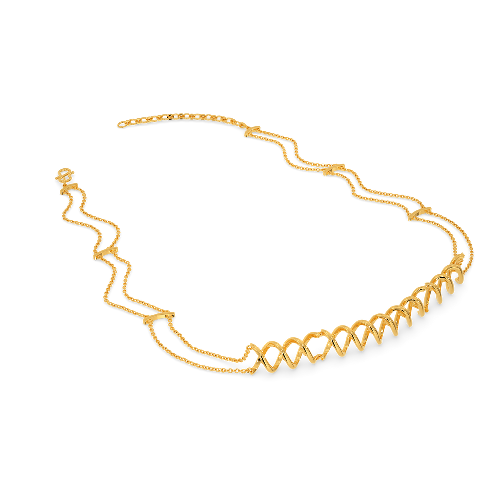 Happy Bursts Gold Necklaces