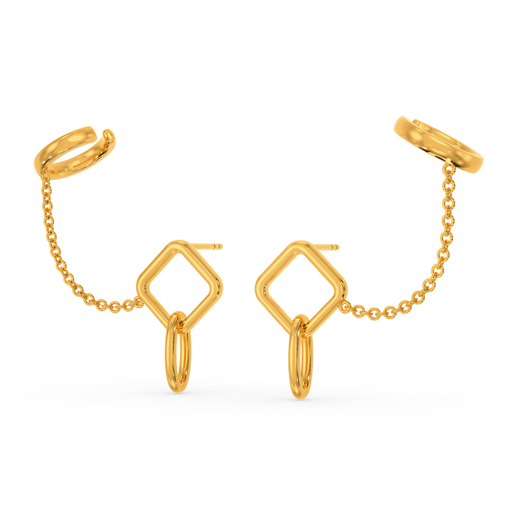 Dance Away Gold Earrings