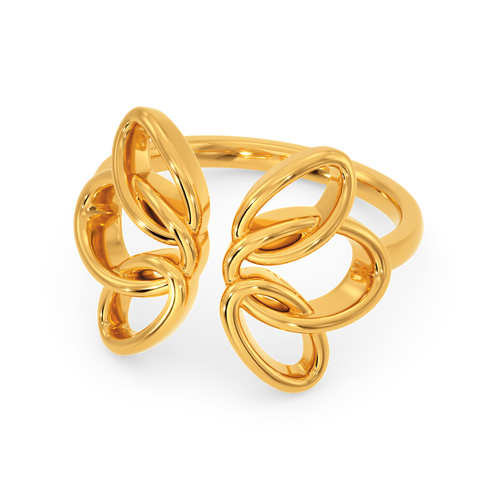 Butterfly Effect Gold Rings alternate view 2
