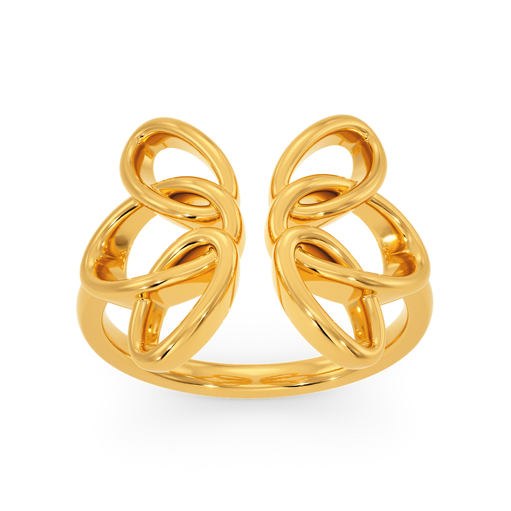Butterfly Effect Gold Rings alternate view 3