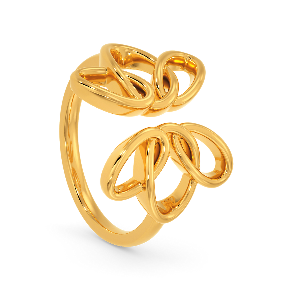 Butterfly Effect Gold Rings image