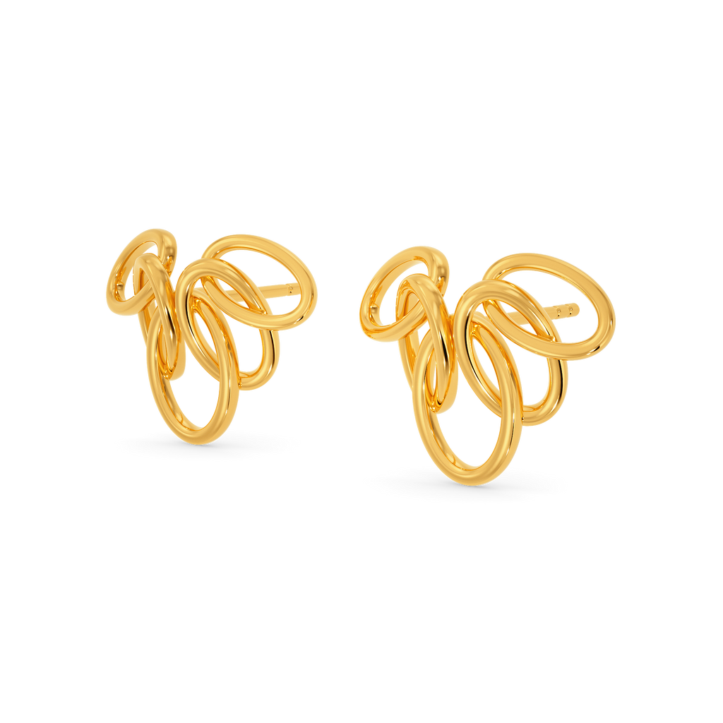 Butterfly Effect Gold Earrings