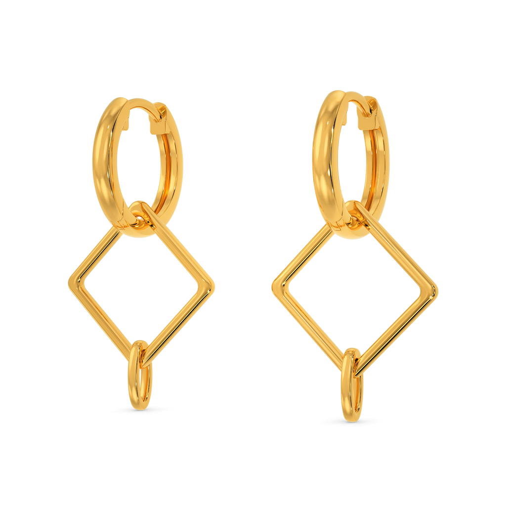 Jingles Shingles Gold Earrings