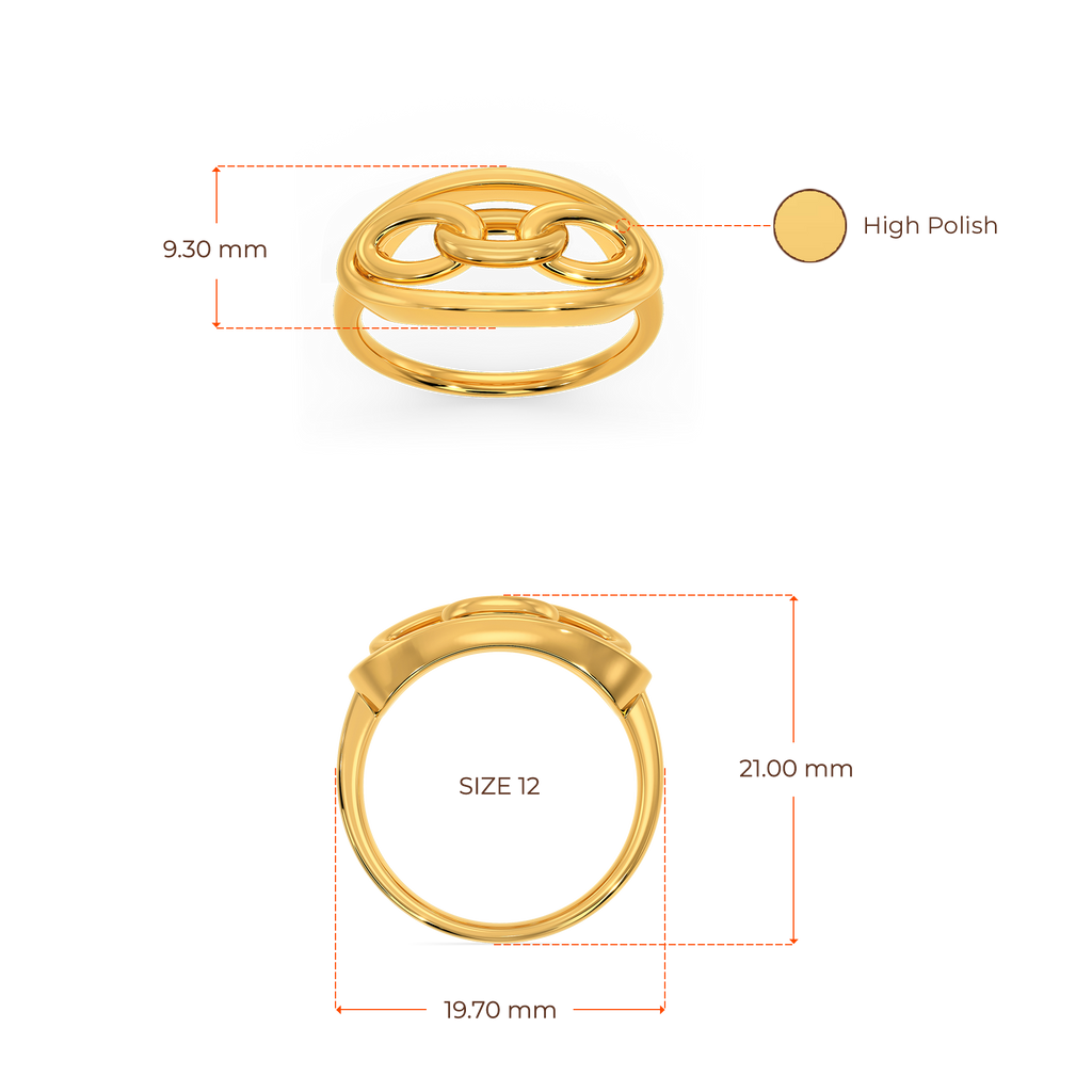 Sway Away Gold Rings image