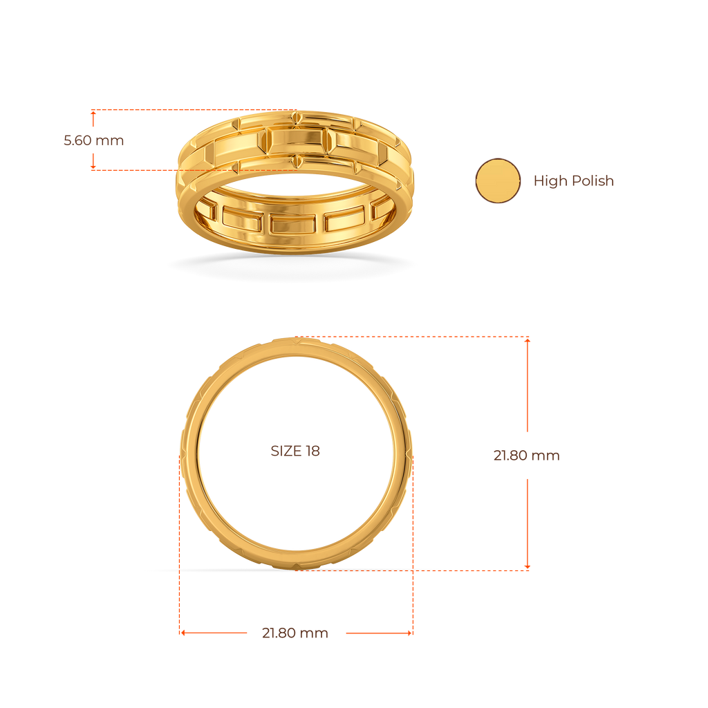 For the Modern Men Gold Rings For Men image