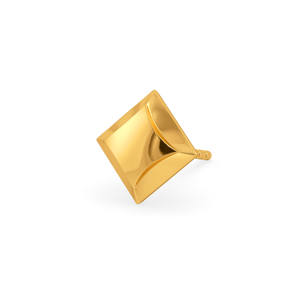 For the Modern Men Gold Earrings For Men