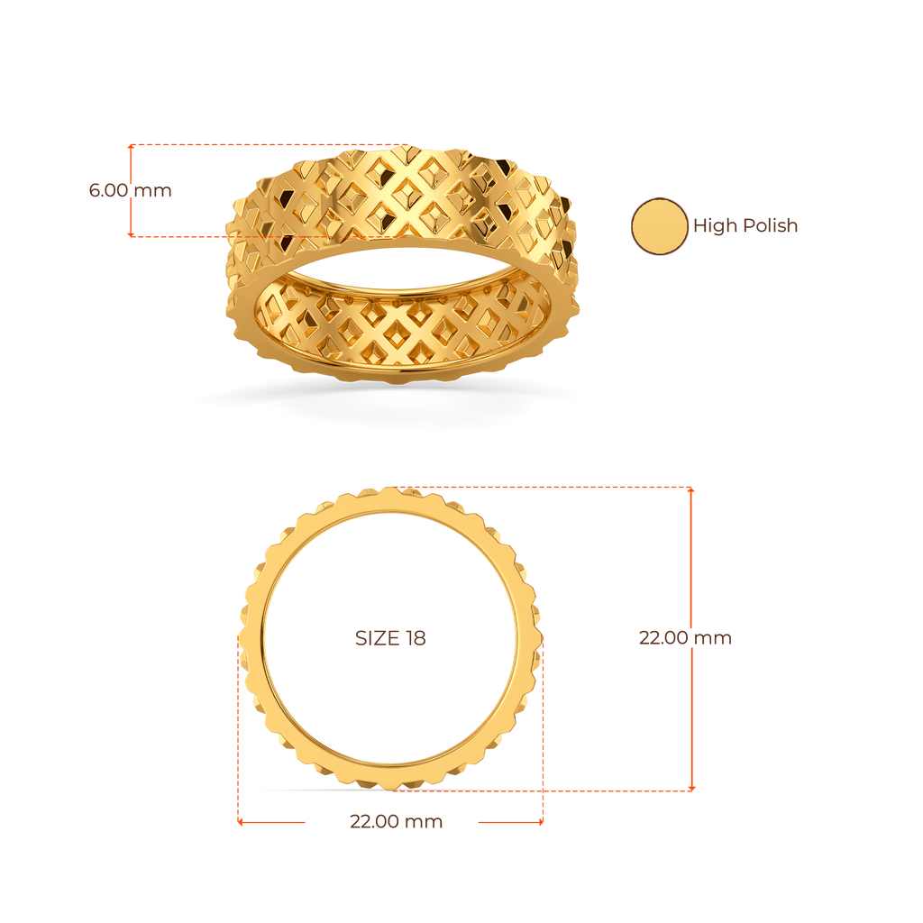 Keeping it Minimal Gold Rings For Men image