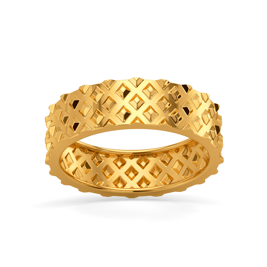Keeping it Minimal Gold Rings For Men alternate view 3