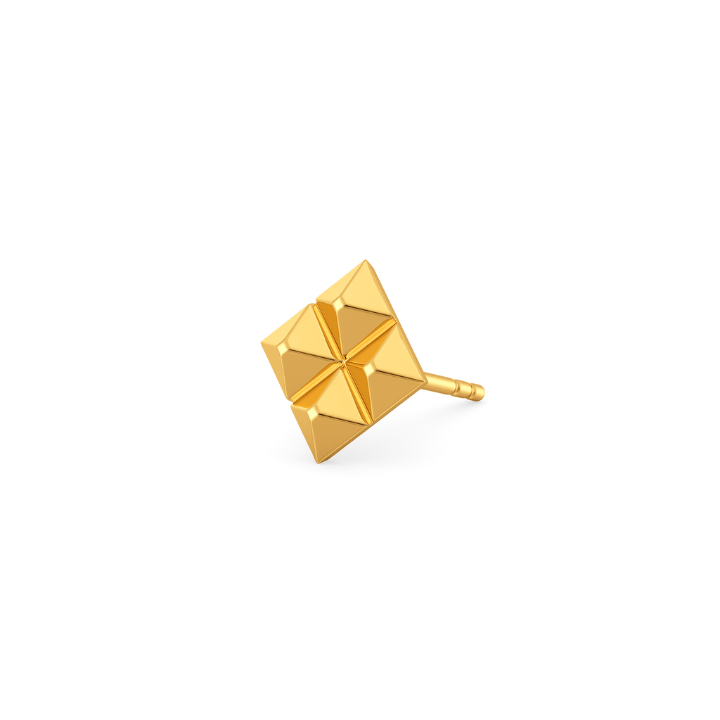 Keeping it Minimal Gold Earrings For Men