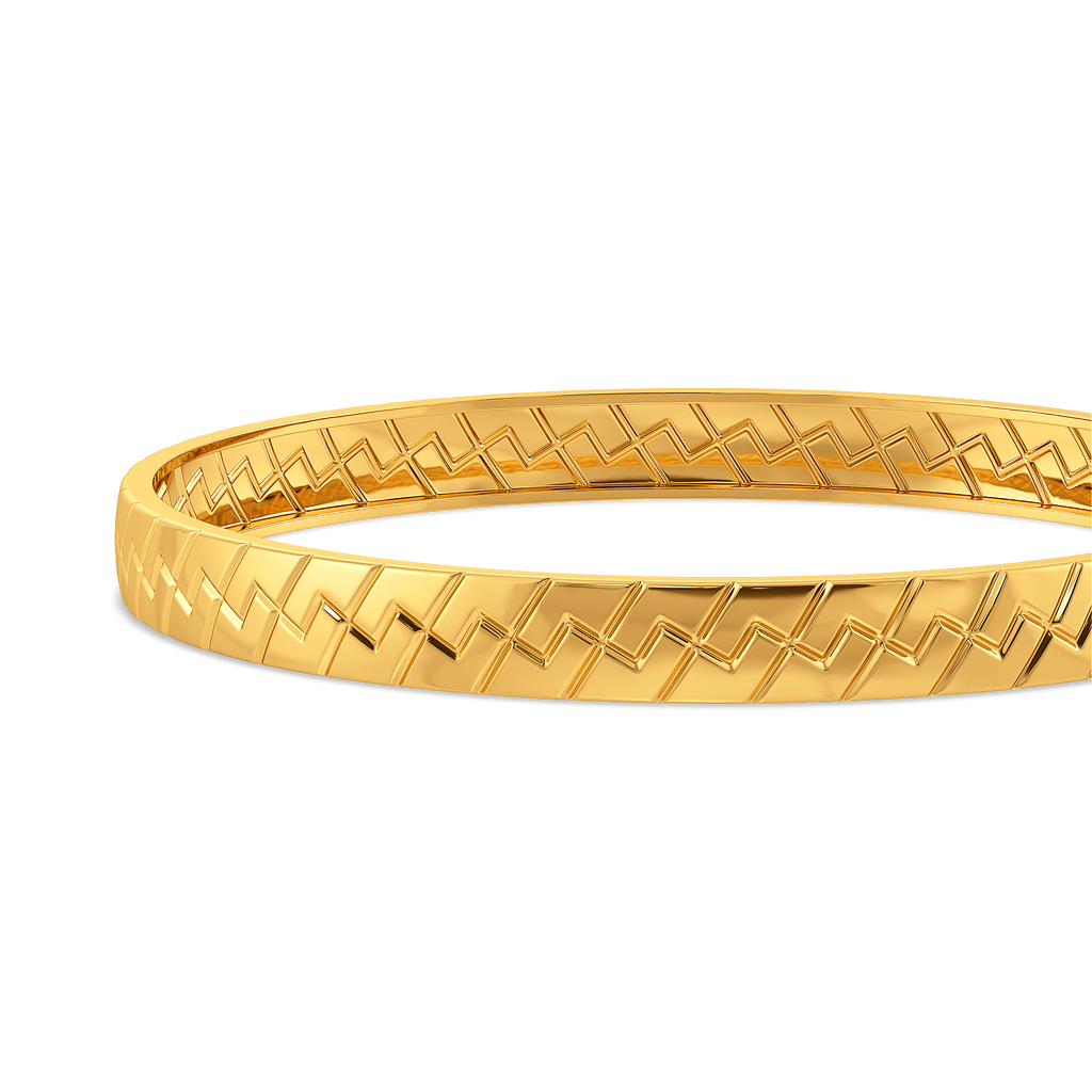 Understated Icon Gold Bangles For Men