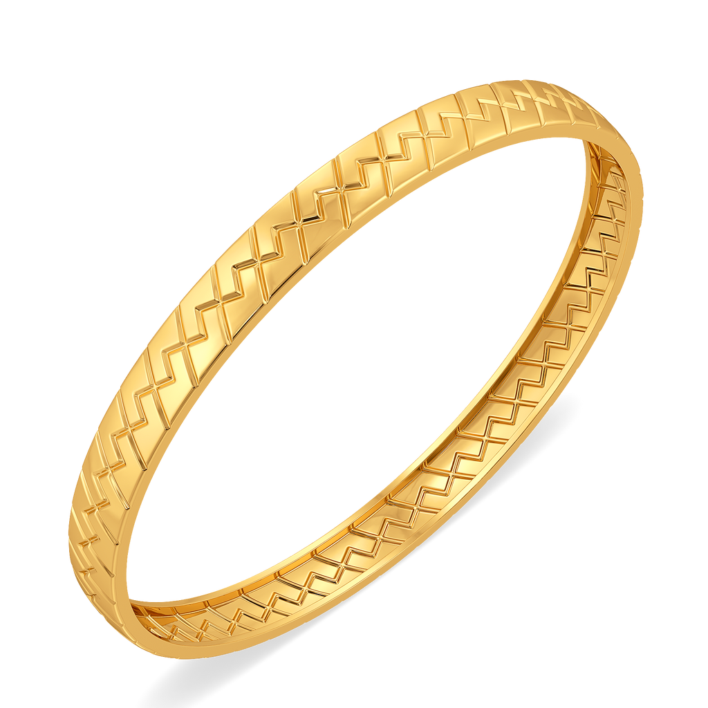 Understated Icon Gold Bangles For Men