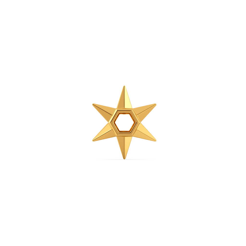 Understated Icon Gold Earrings For Men