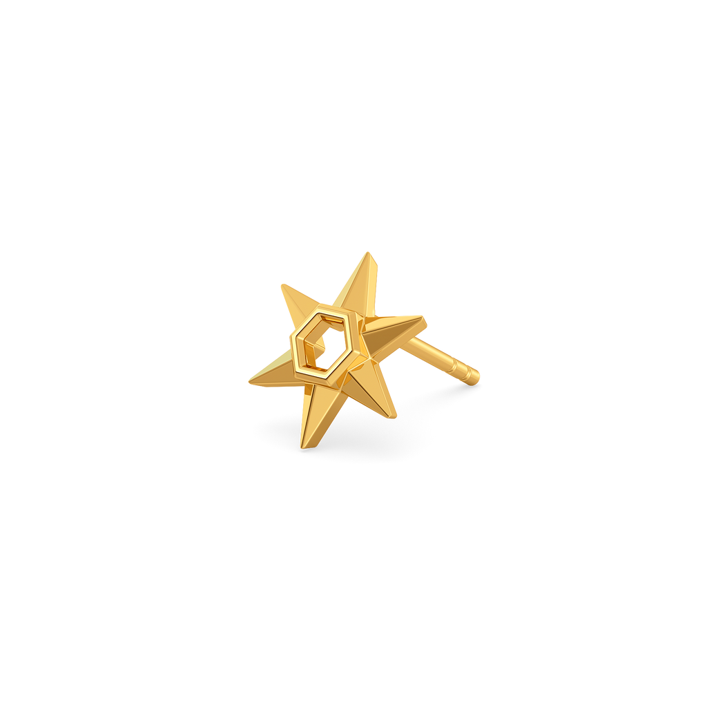 Understated Icon Gold Earrings For Men