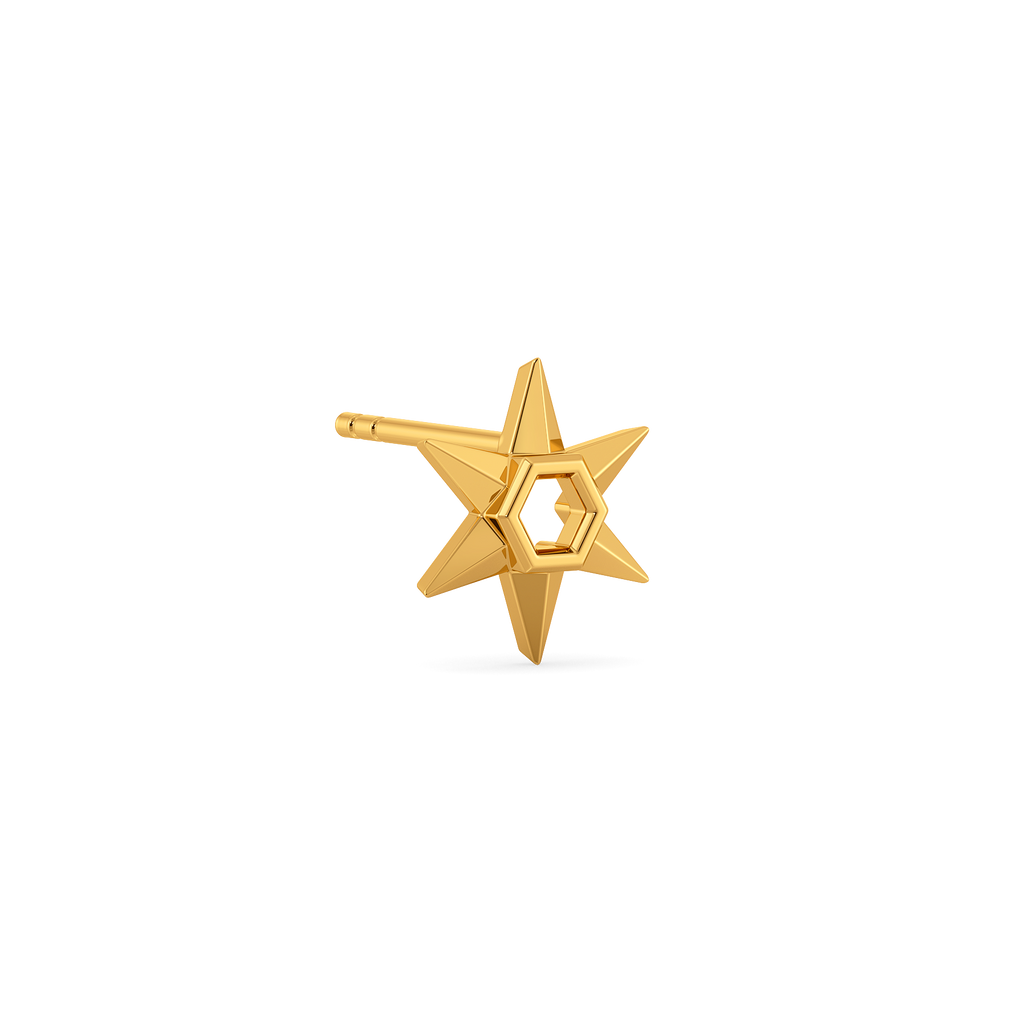 Understated Icon Gold Earrings For Men