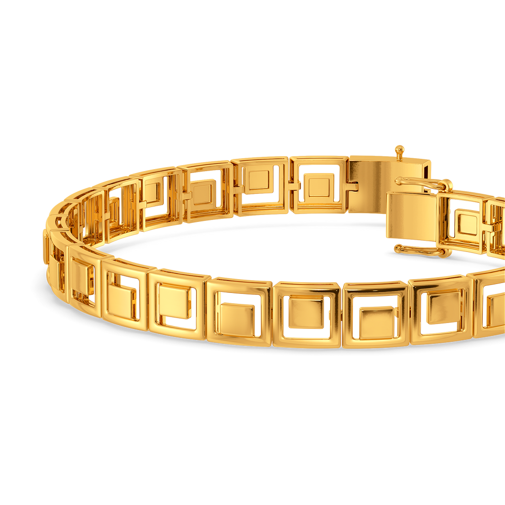 Signature Move Gold Bracelets For Men