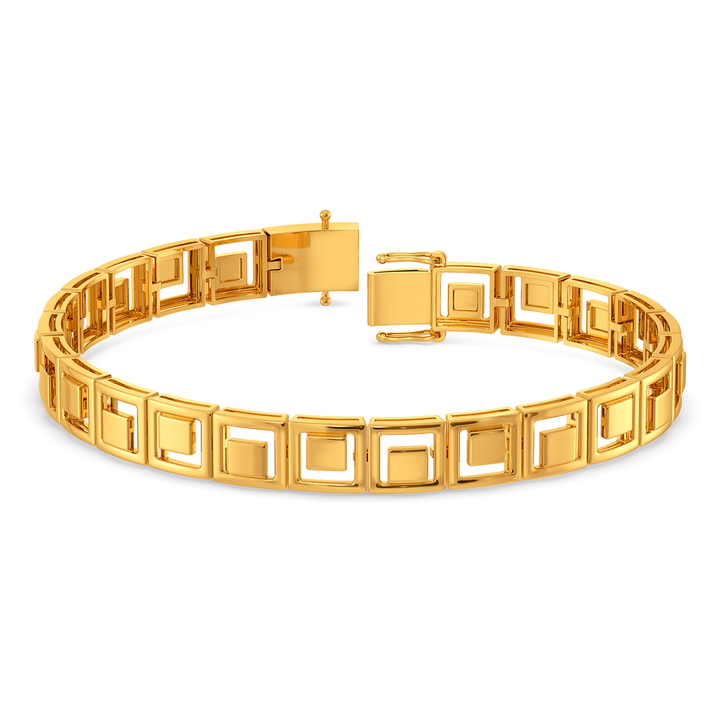 Signature Move Gold Bracelets For Men
