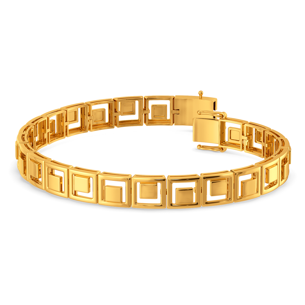 Signature Move Gold Bracelets For Men