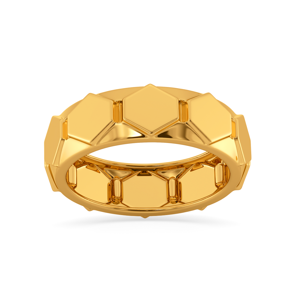 Signature Move Gold Rings For Men alternate view 3