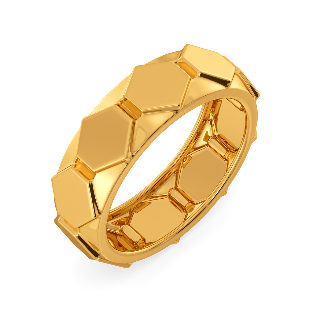 Signature Move Gold Rings For Men
