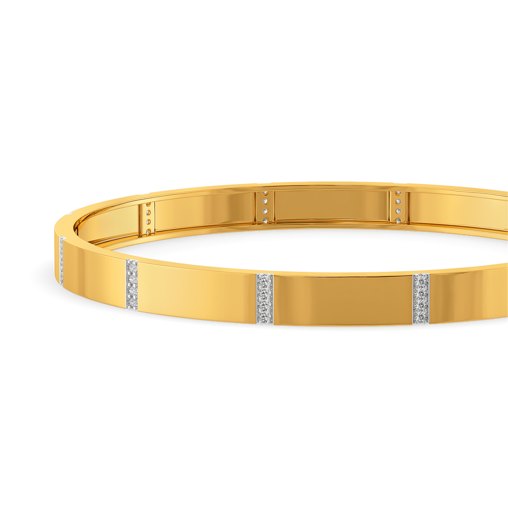 Signature Move Diamond Bangles For Men
