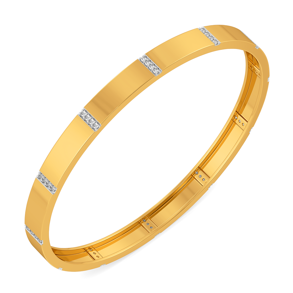 Signature Move Diamond Bangles For Men