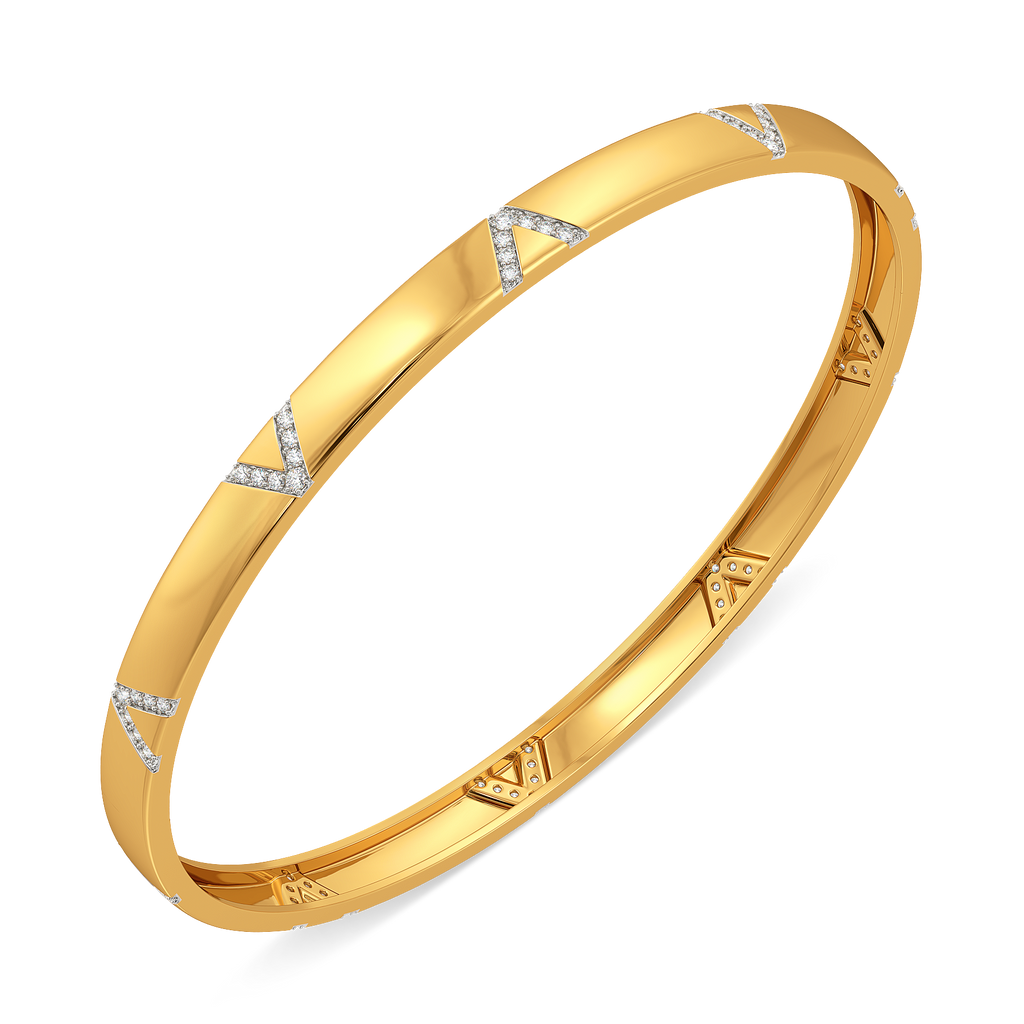 Offbeat Classic Diamond Bangles For Men