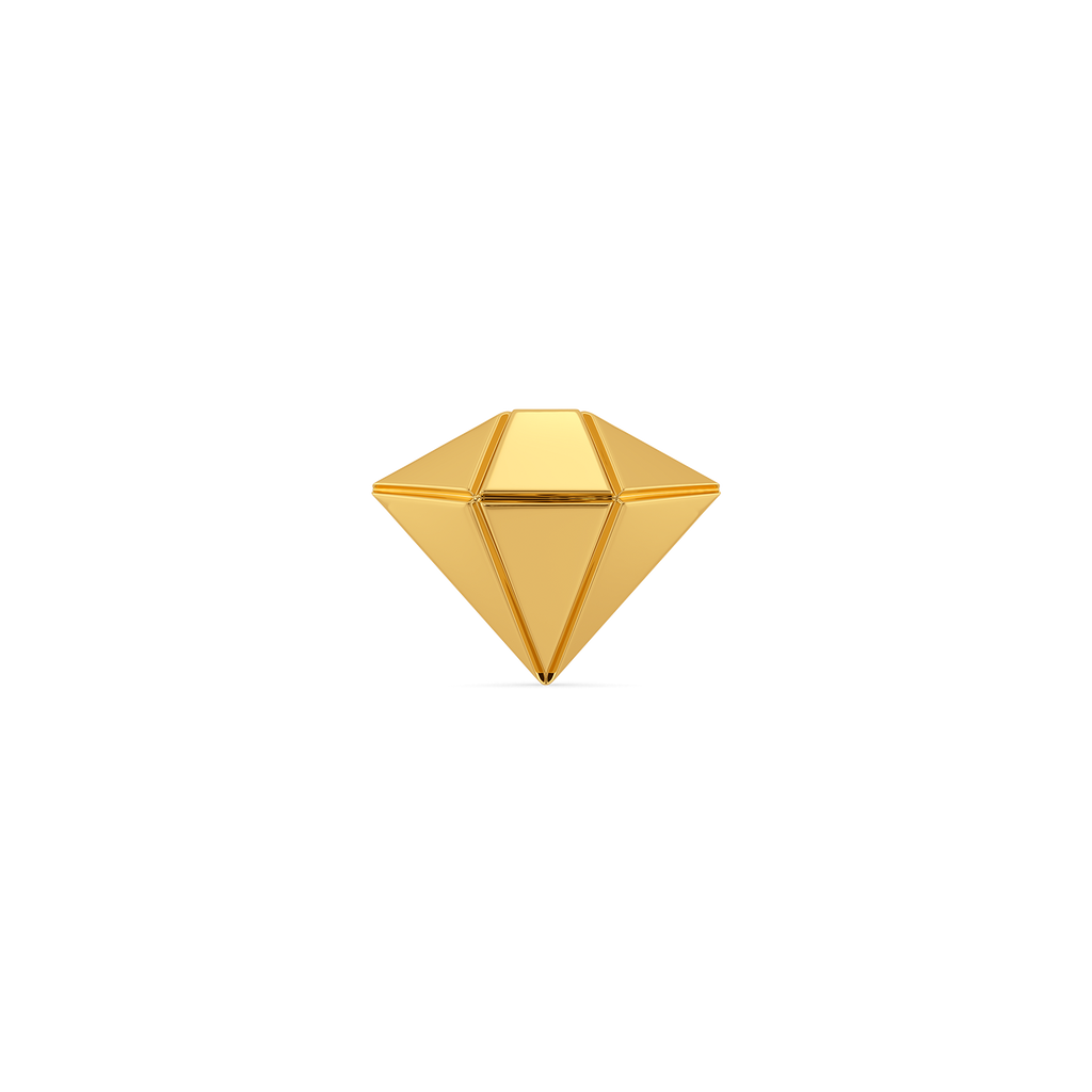 Offbeat Classic Gold Earrings For Men
