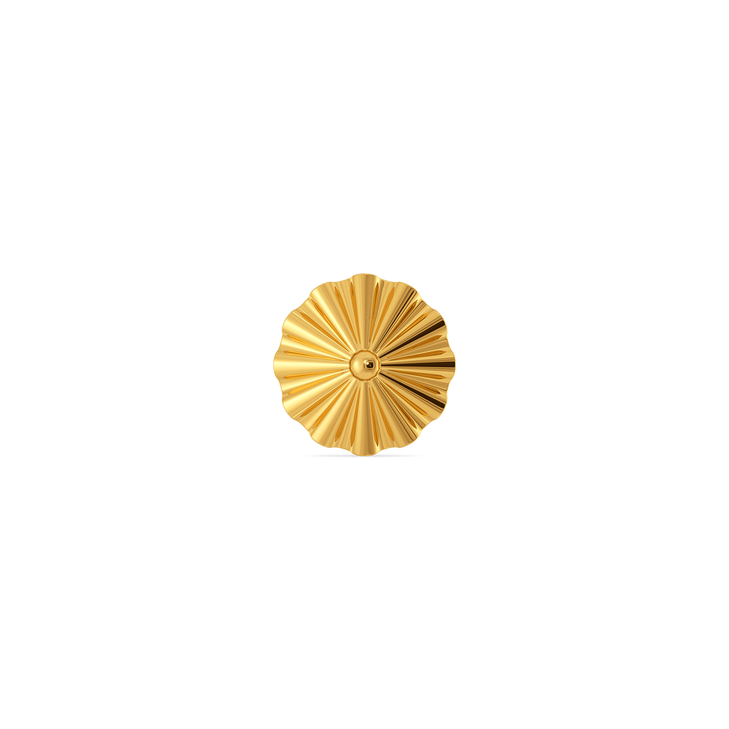 Polished Move Gold Earrings For Men