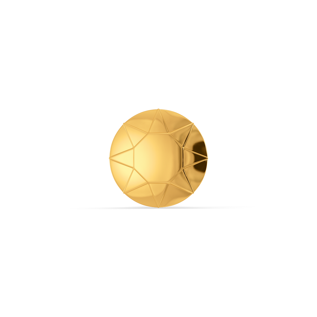 Power Pause Gold Earrings For Men