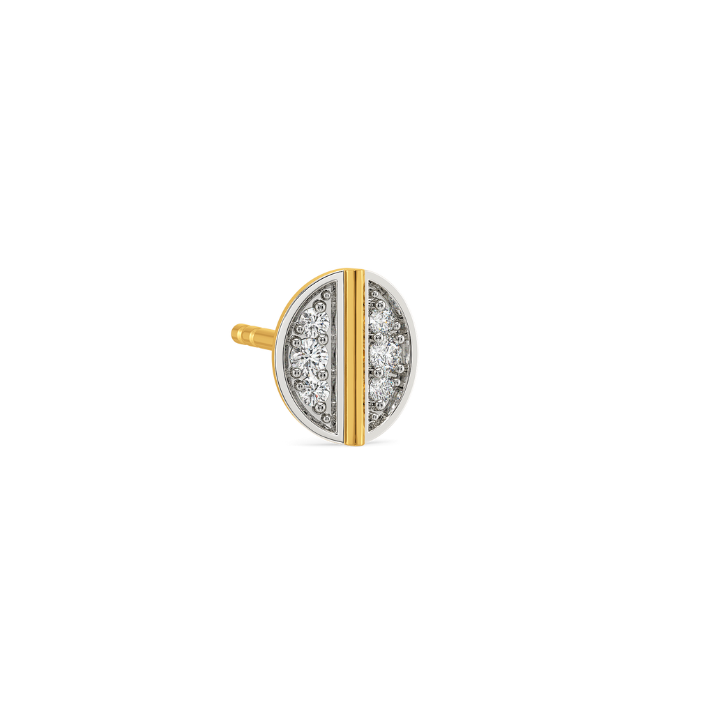Casual Power Move Diamond Earrings For Men