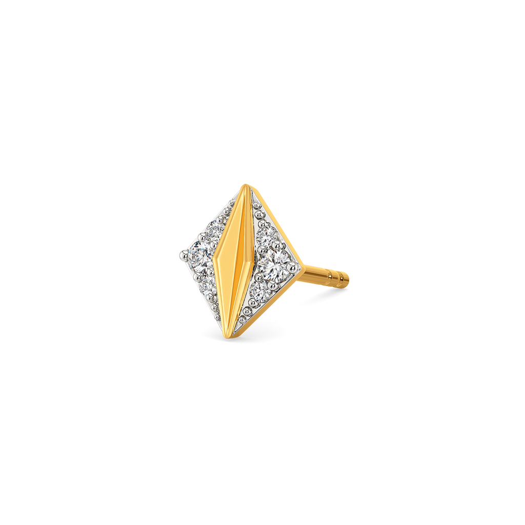 No Effort Required Diamond Earrings For Men