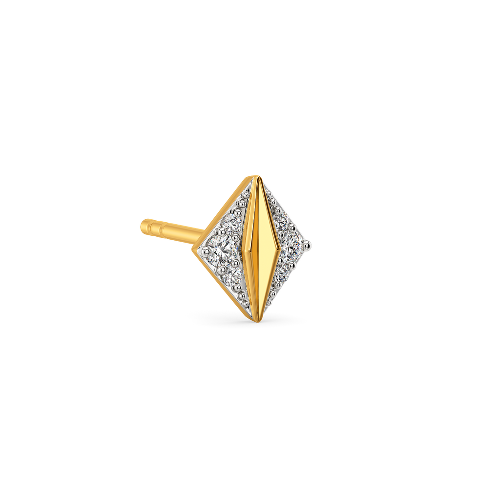 No Effort Required Diamond Earrings For Men