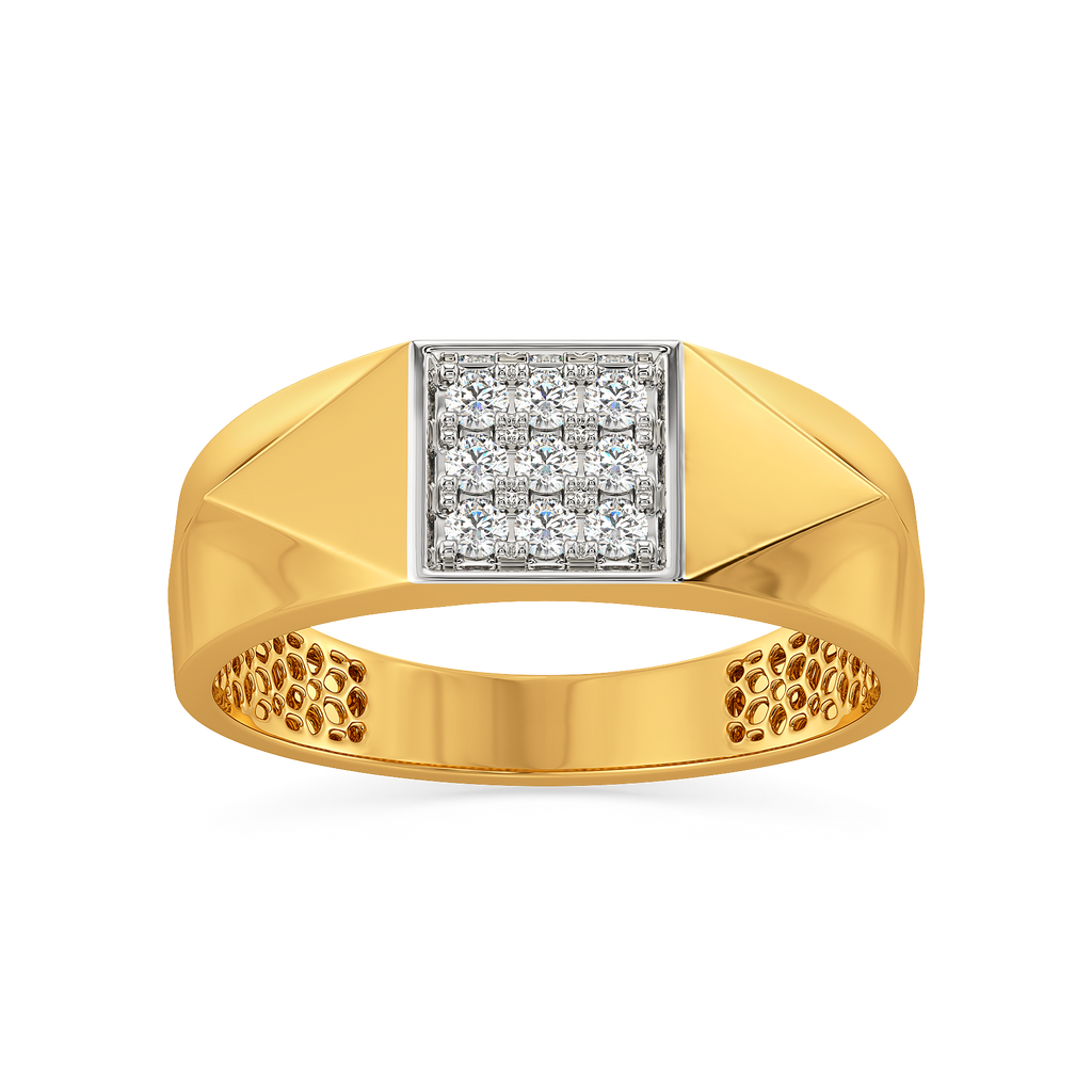 Raw and Refined Diamond Rings For Men alternate view 3