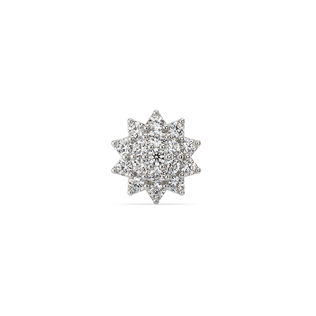 Edge of Calm Diamond Earrings For Men