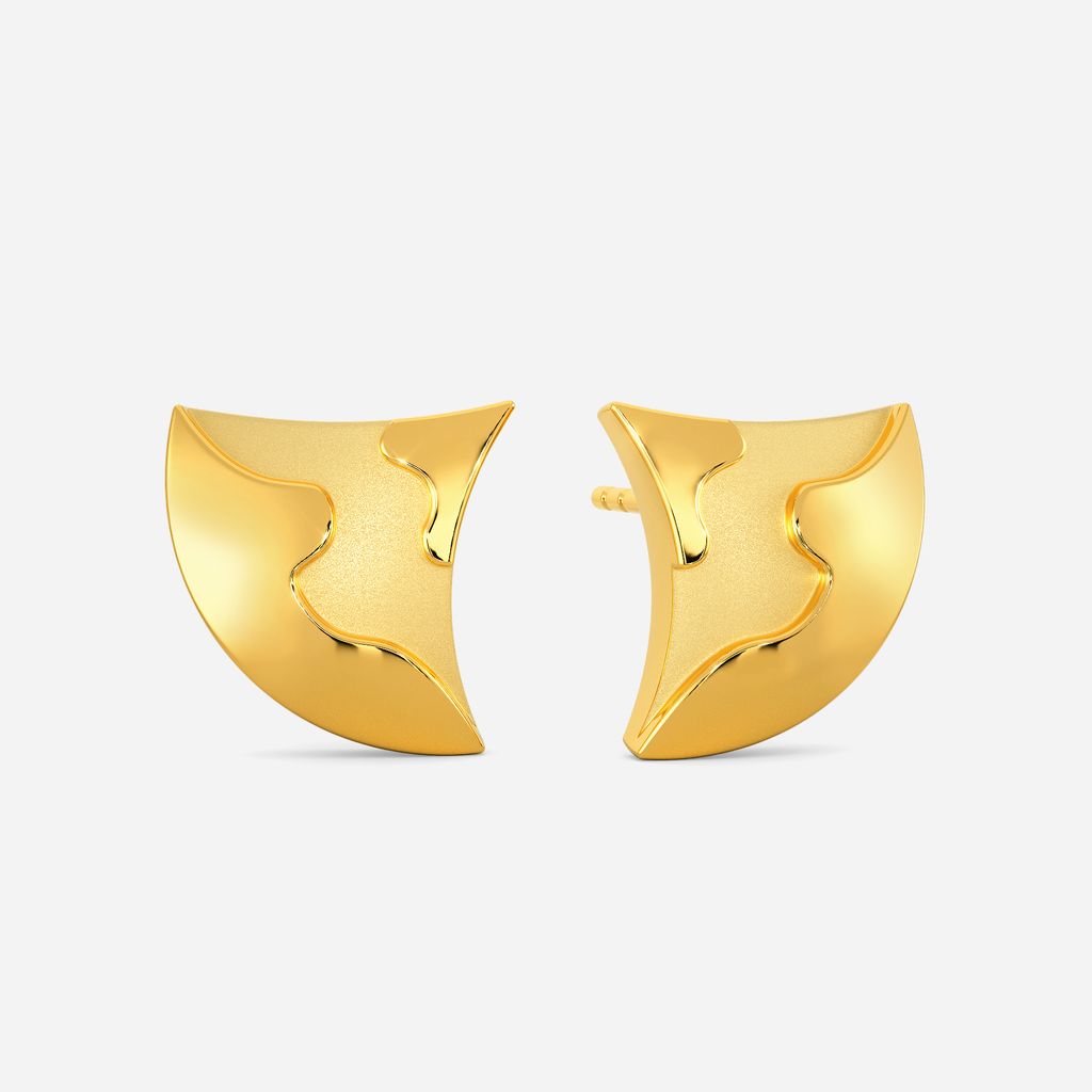 Military Maven Gold Earrings