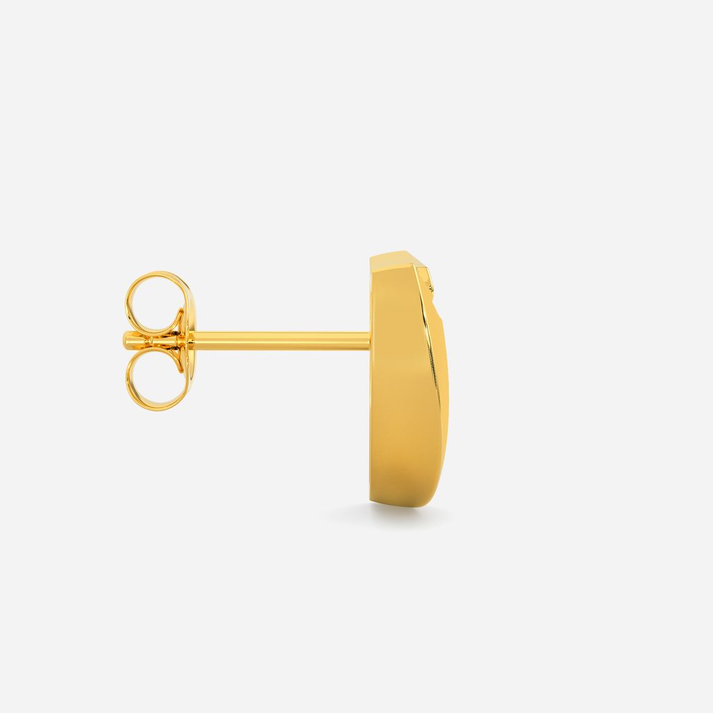 Military Maven Gold Earrings