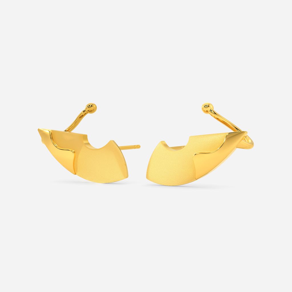 Chic Ammunition Gold Earrings