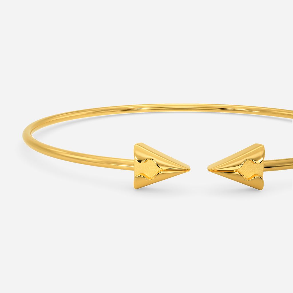 Sleek Camo Gold Bangles