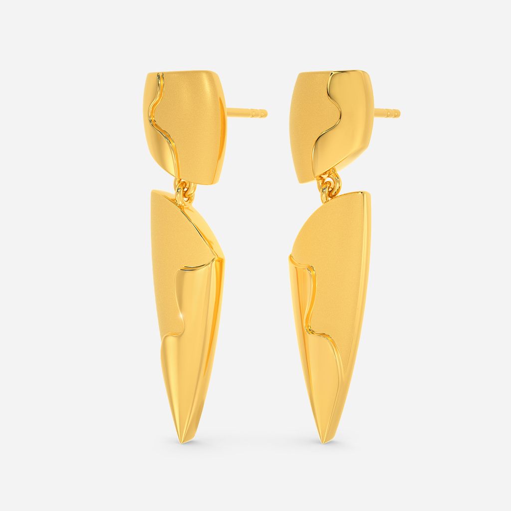Combat Ready Gold Earrings