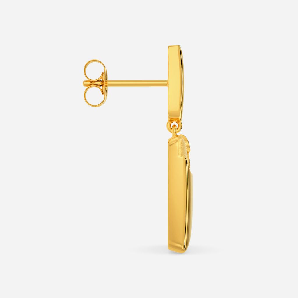 Army Blend Gold Earrings