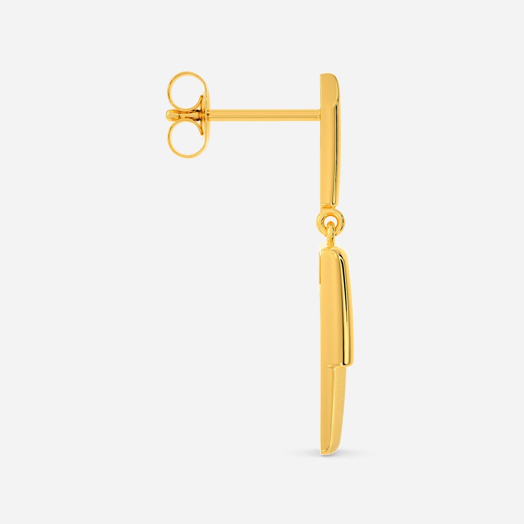 Caz Camo Gold Earrings