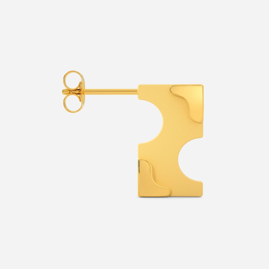 Soldier Stride Gold Earrings