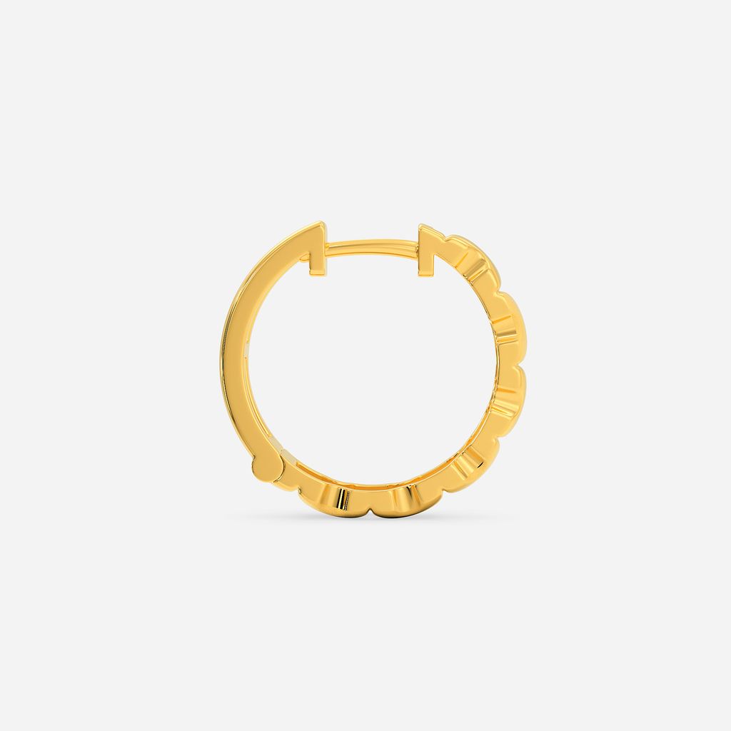 Fight Right Gold Earrings