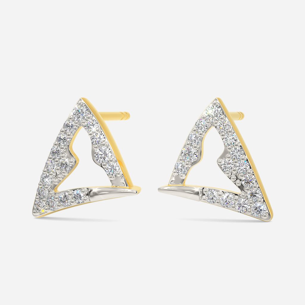 Tough Terrains Diamond Earrings
